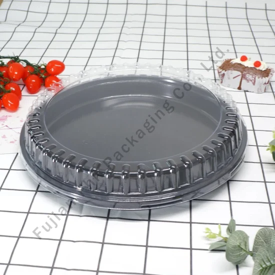 FDA/EU Free Sample Round/Rectangle/Boat Shape Plastic Food Sushi Packaging Box